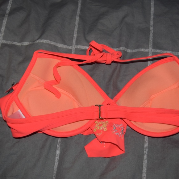 Embroidered Bikini Top - Picture 2 of 3